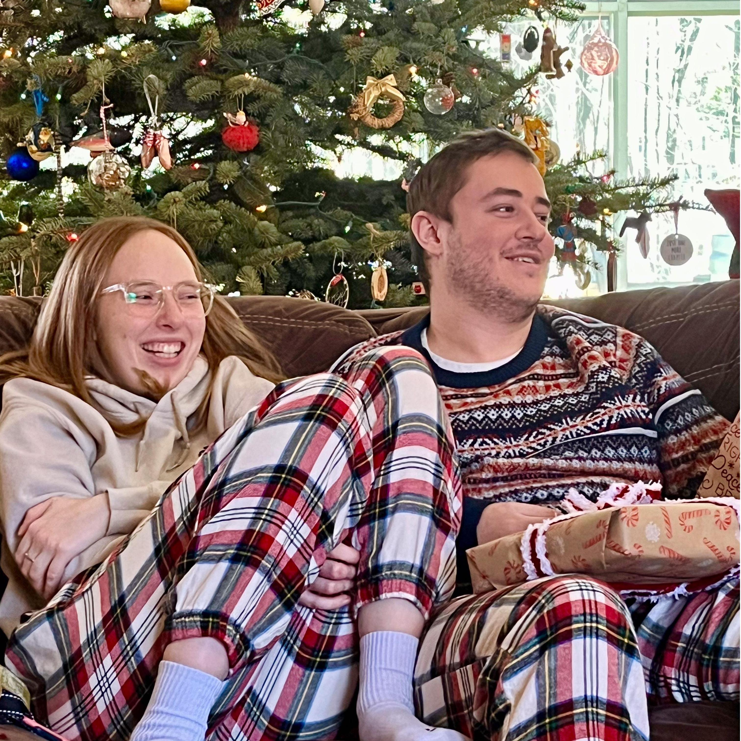 Winter 2024 - Christmas at the Spillanes (with matchy PJs of course)