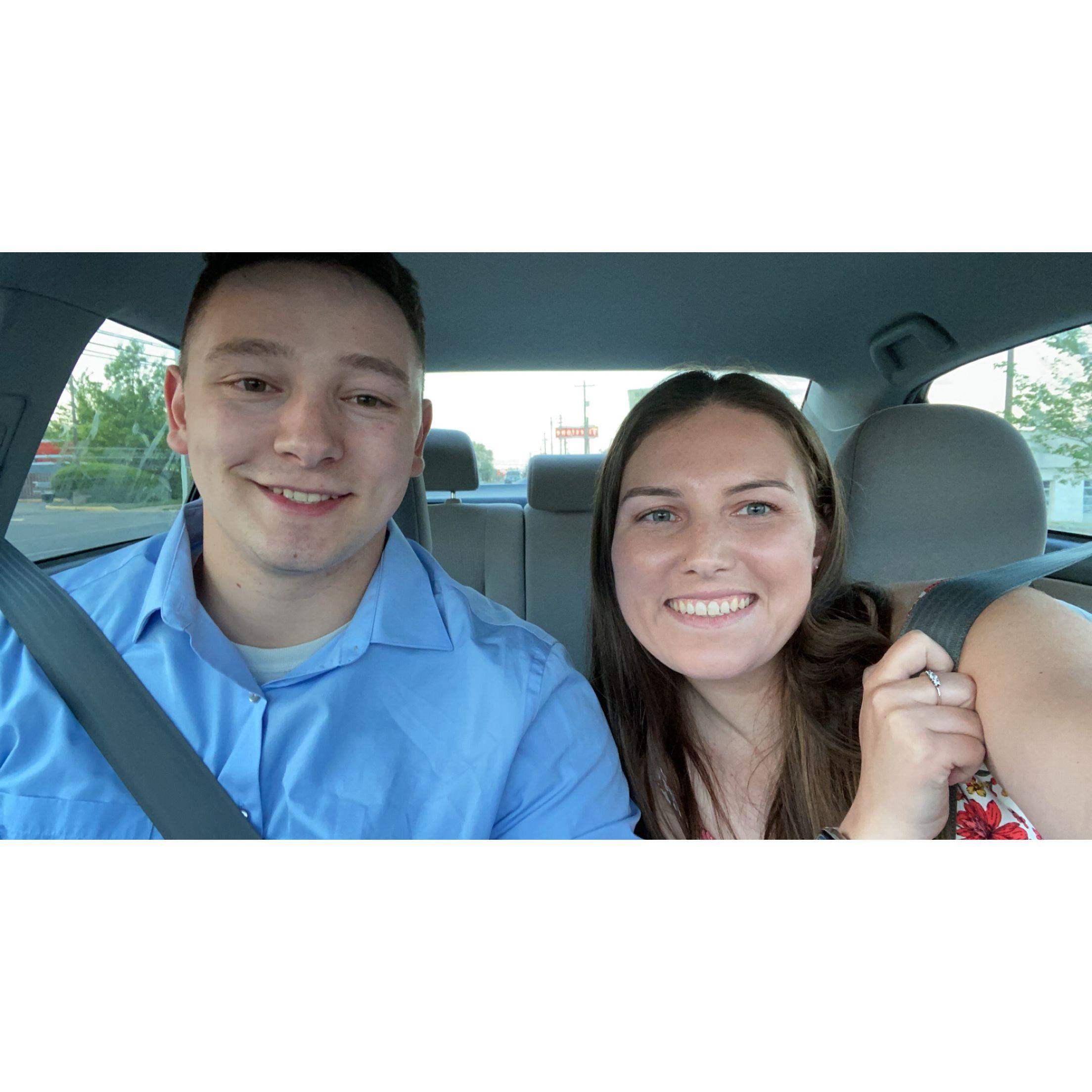 Rehearsal dinner for Kayla's wedding