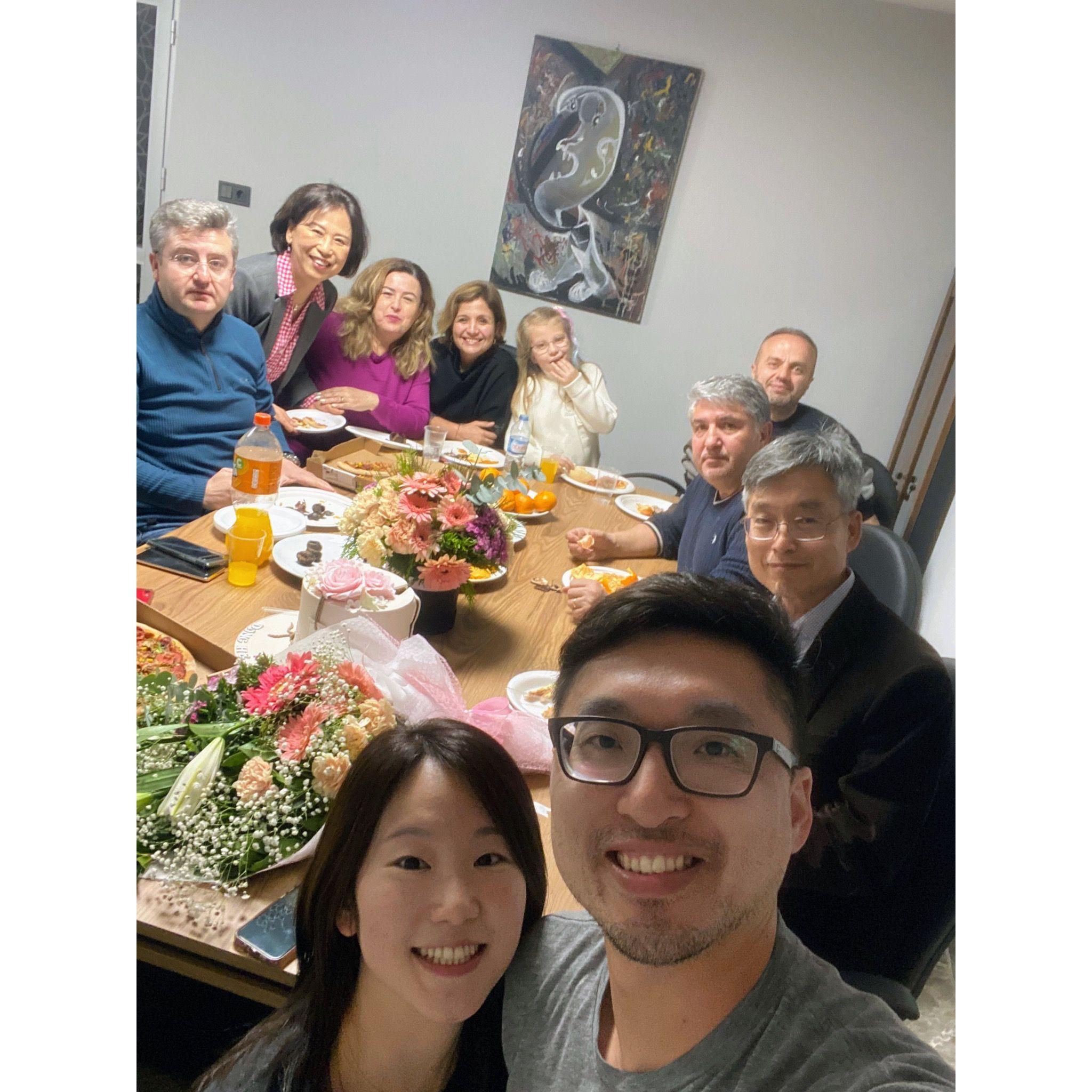 Our engagement party in Turkey