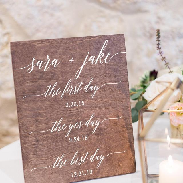 Wedding Sign, Love story sign, our story,...