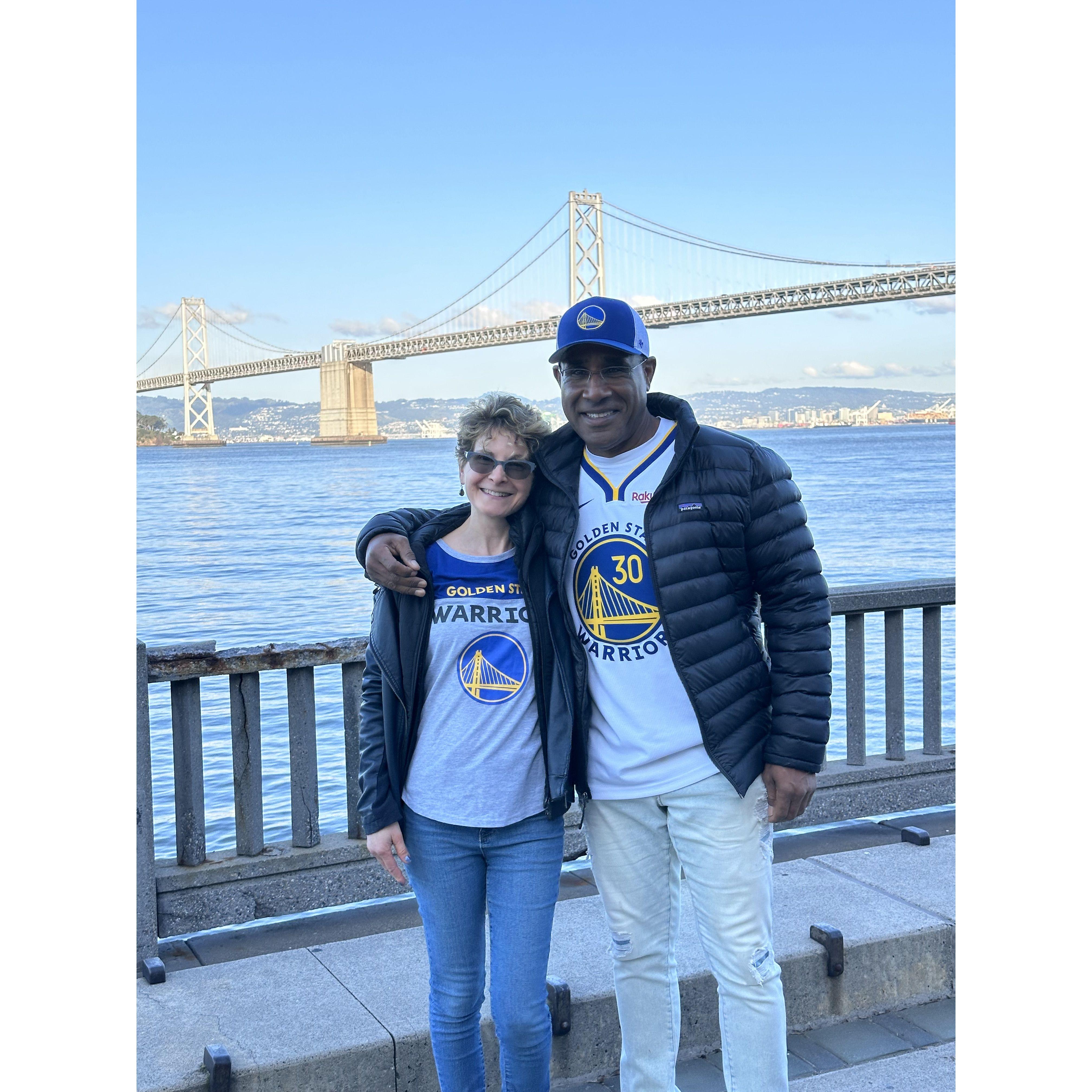 Heading to the Chase Center for some Warriors action 🏀⛹🏾