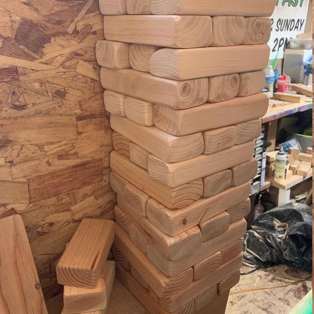 Giant Jenga Yard Game