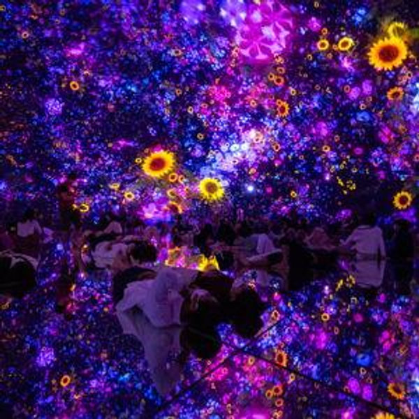 Date at Team Lab Planets