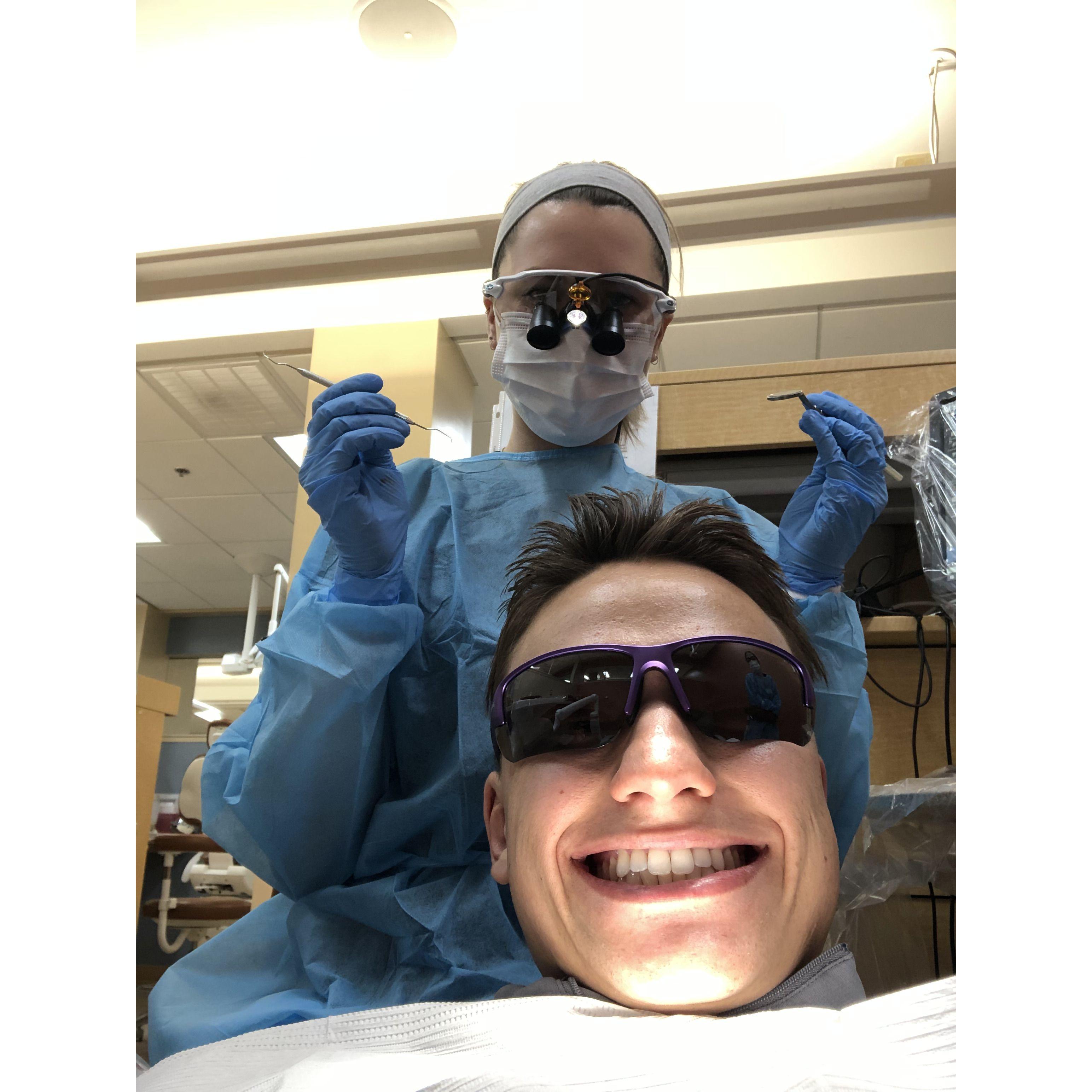 One of Kristen's first patients