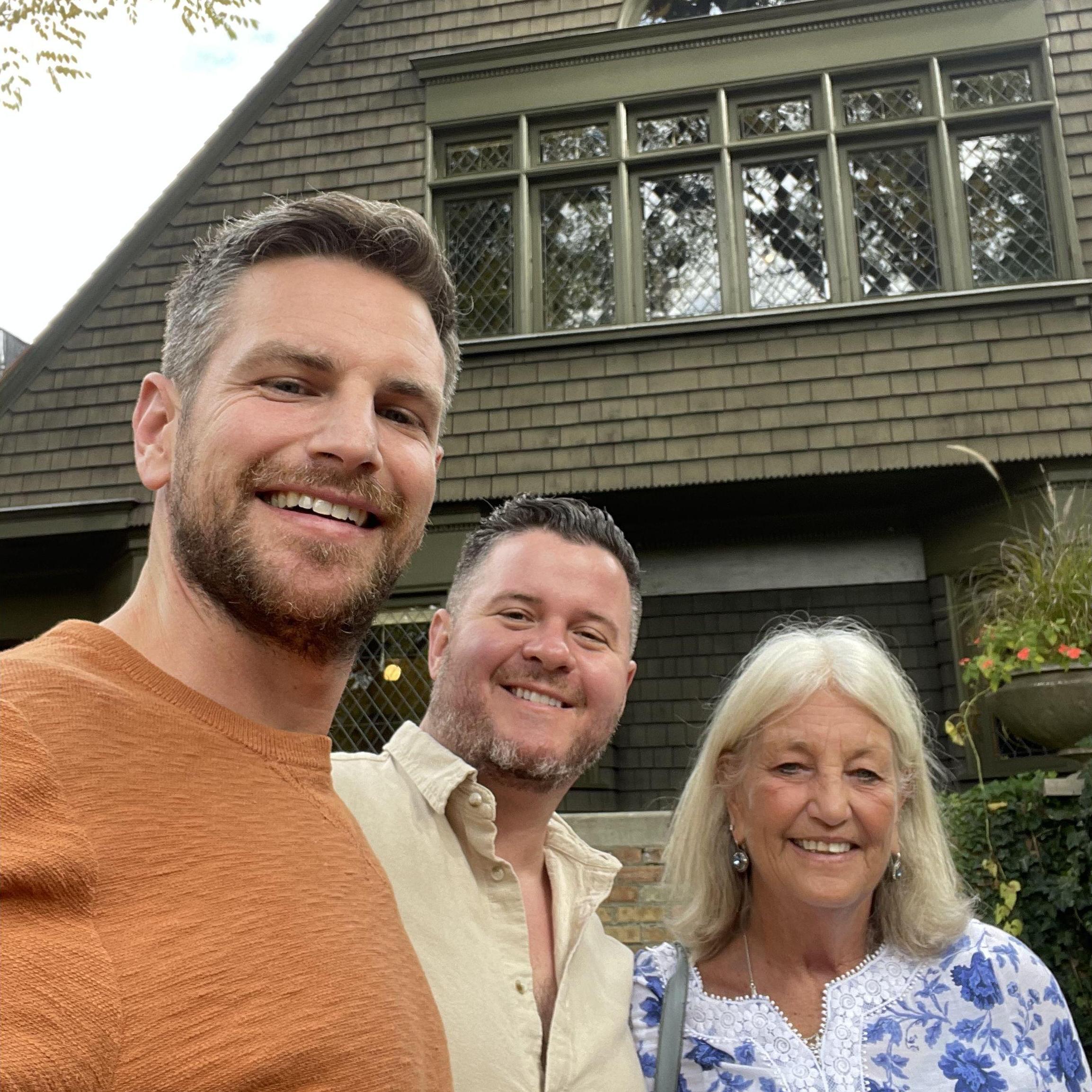 We share a love of old homes and overly fussy design. We got it from our moms.