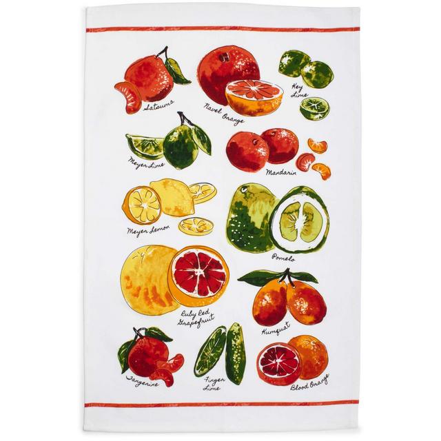 Varietal Citrus Kitchen Towel, 28" x 20"