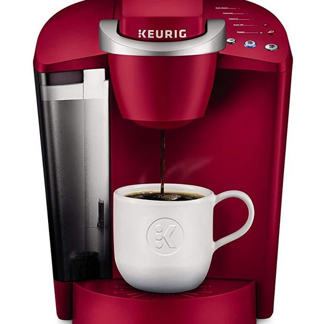 Keurig K-Classic Coffee Maker, Single Serve K-Cup Pod Coffee Brewer, 6 to 10 oz. Brew Sizes, Rhubarb