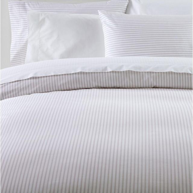 L.L. Bean Premium Egyptian Percale Comforter Cover Collection, Stripe