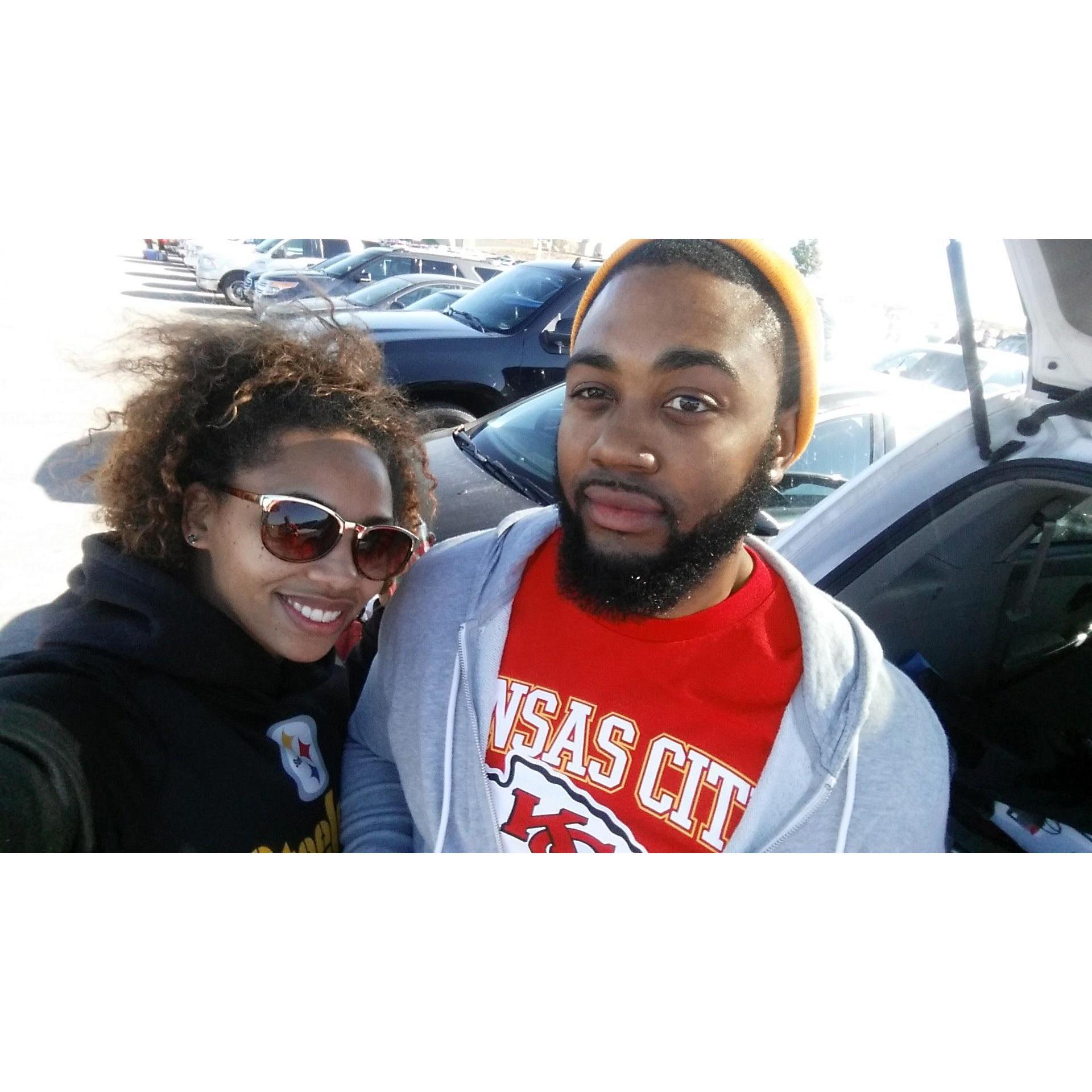 October 2015, Steelers v.s. Kansas City football game