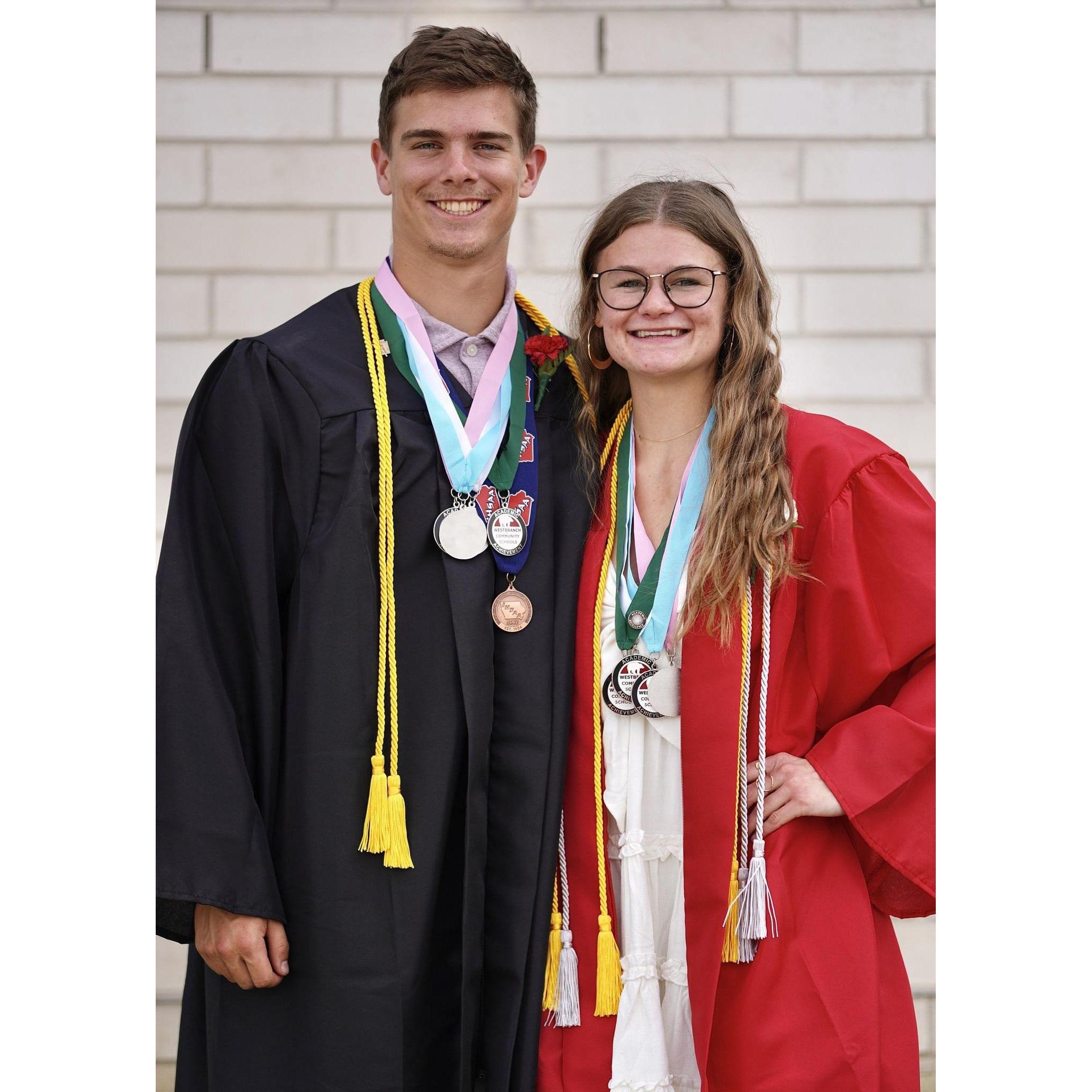 We graduated high school together, waiting to move to UT in the next couple months.