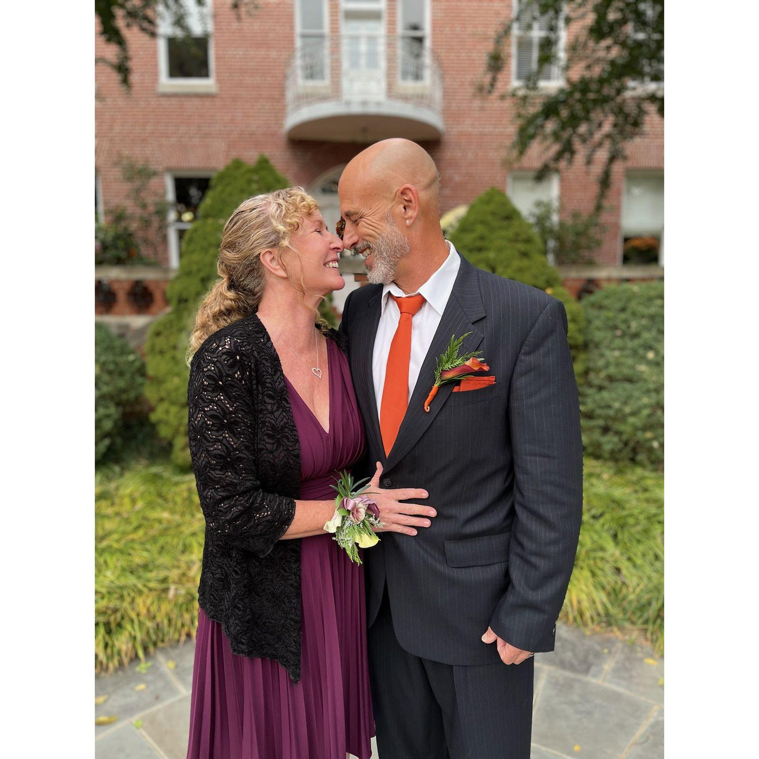 First formal dress up, Oct 2024 - Brit and Kat's wedding