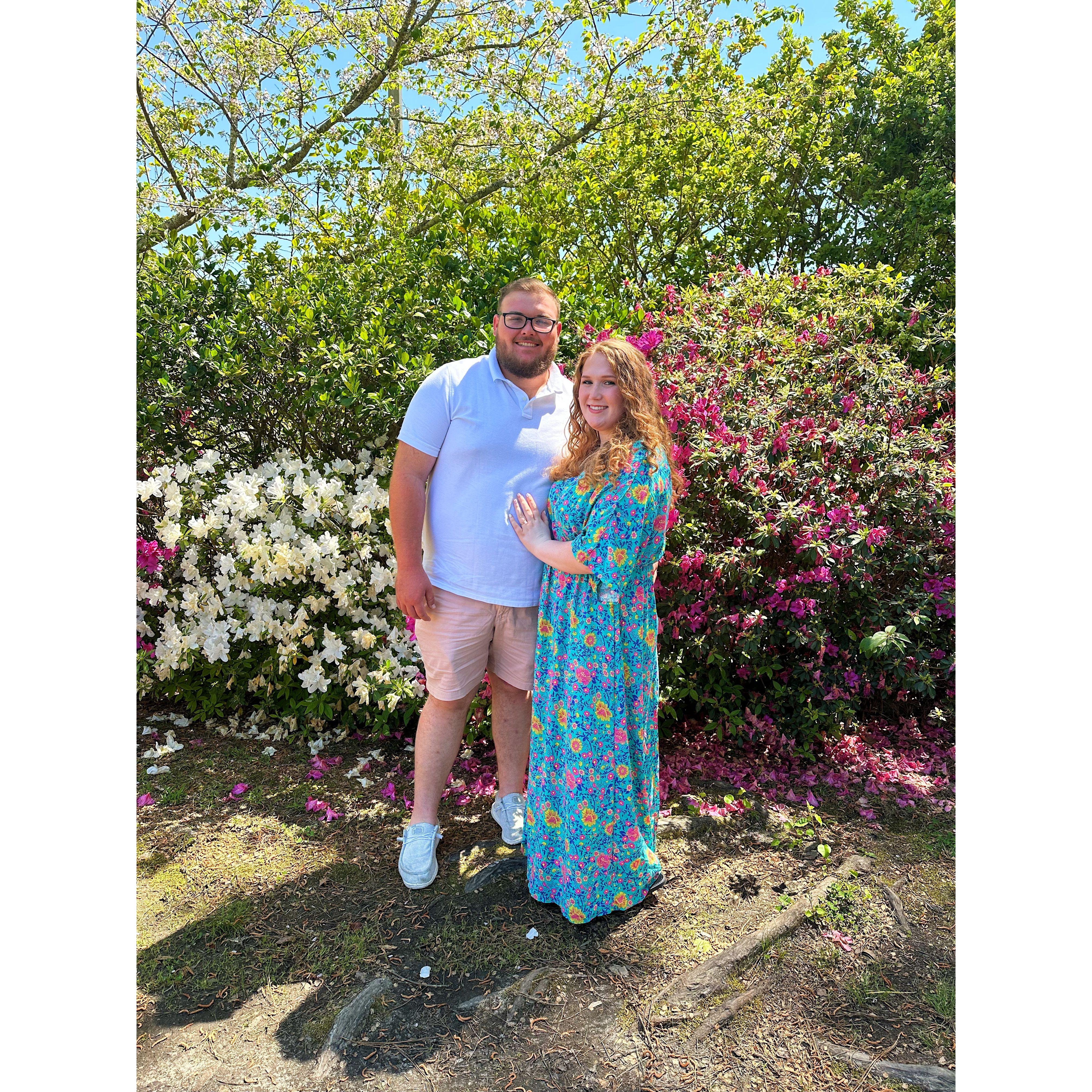 First easter Sunday as fiancés!