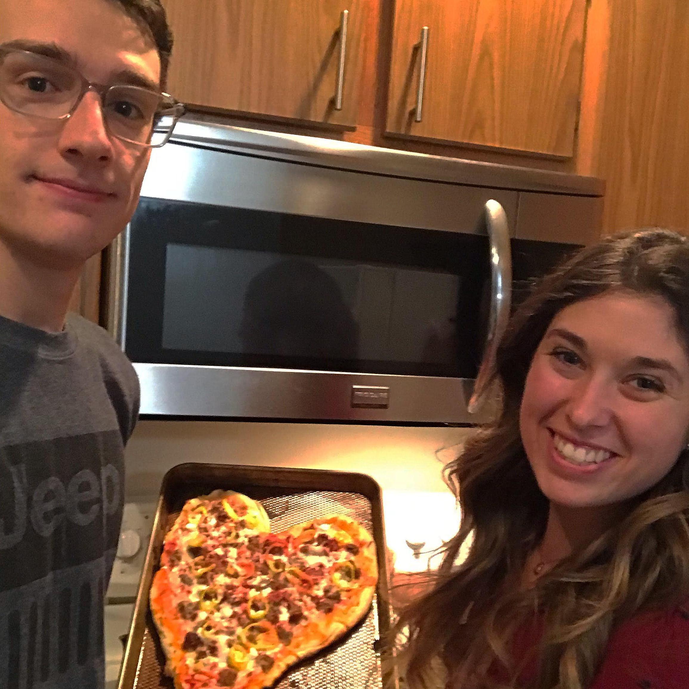 Pete's famous veal pizza