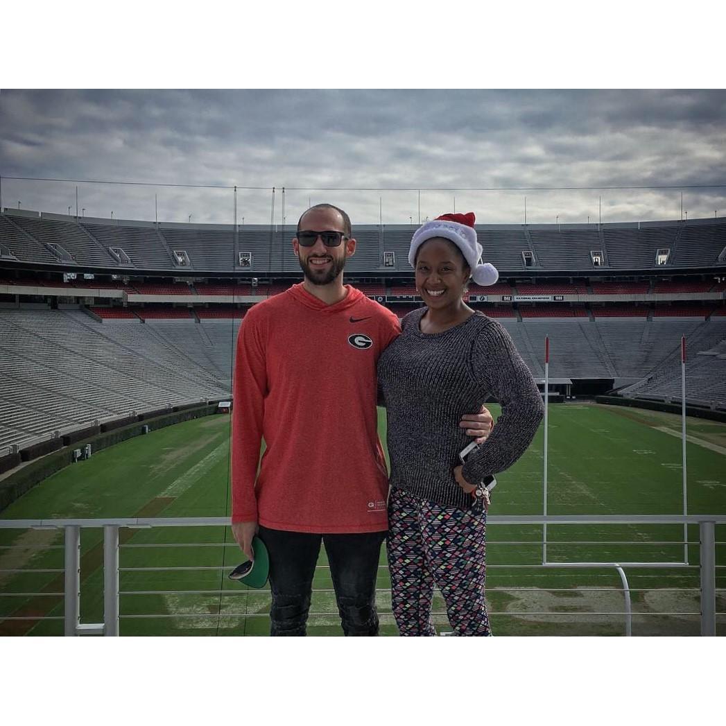 You can't date a UGA alumni and NOT visit Sanford Stadium!!!