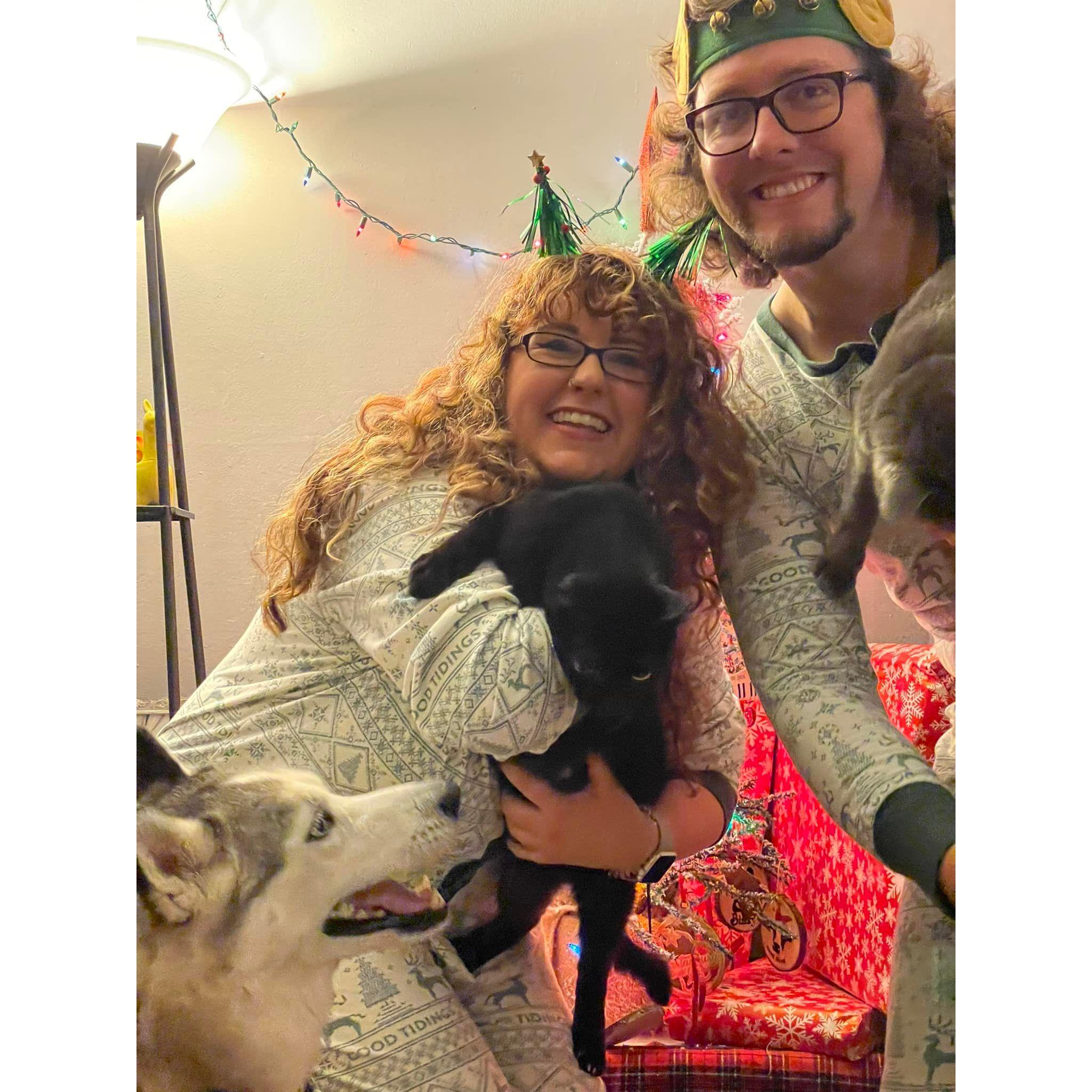 The first attempt at family Christmas photos!
