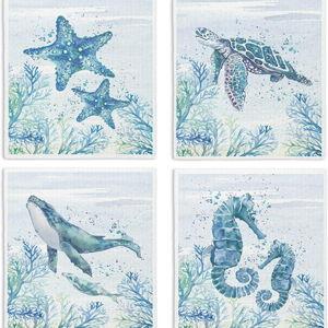 Swedish Dishcloths, Color: Ocean Animal, Brand: LARTSFRO