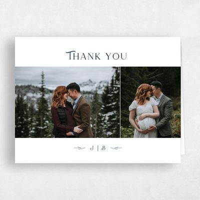 White Wedding Thank You - Hartington Multiphoto