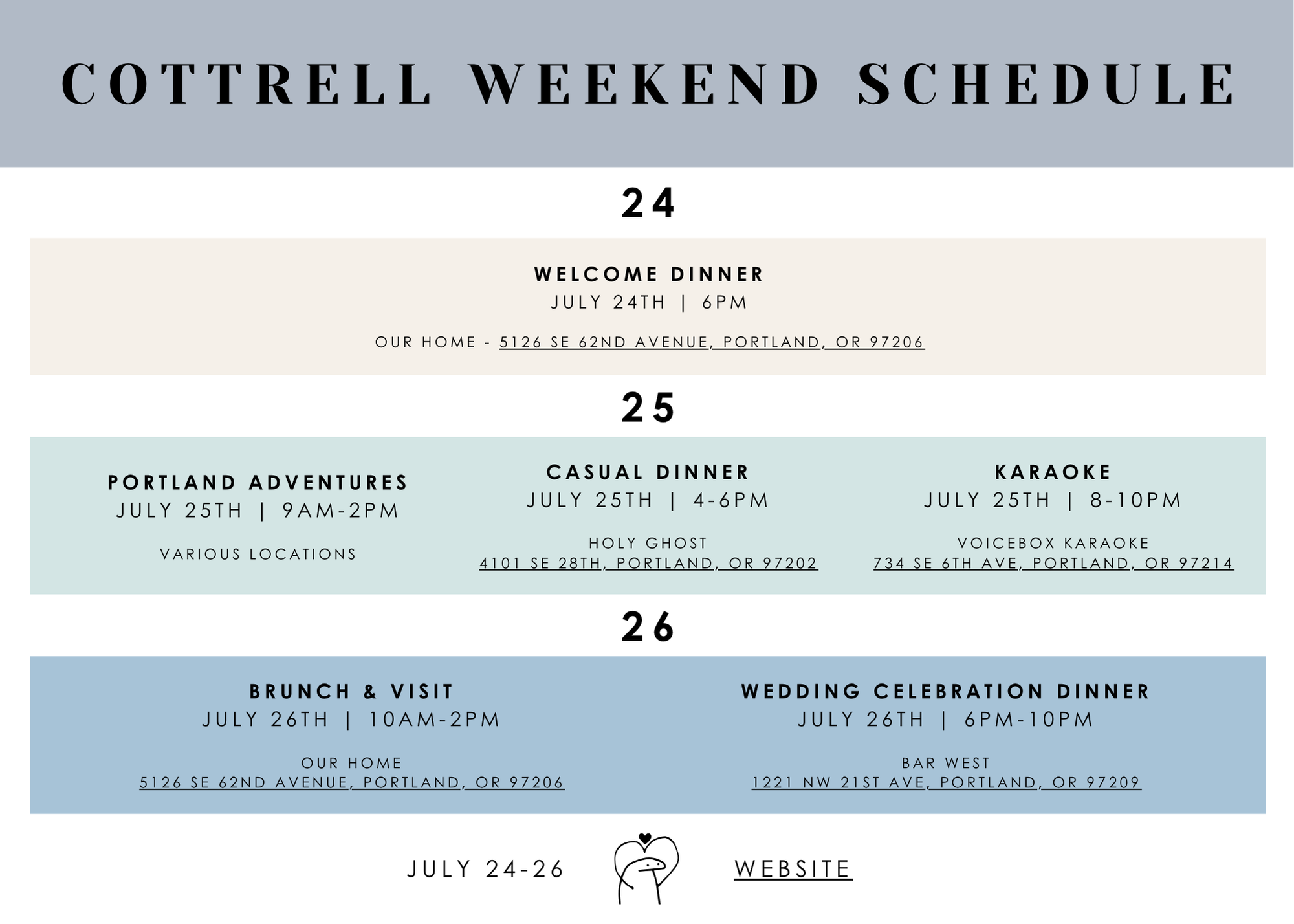 The Wedding Website of Allison Cottrell and Lennie Cottrell