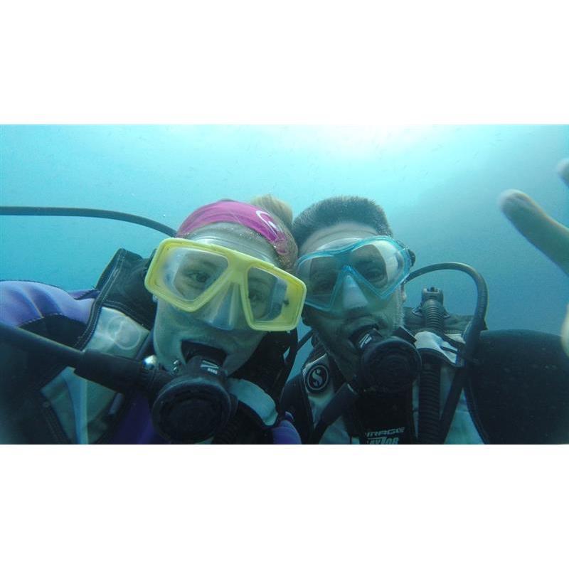 Scuba diving at the Great Barrier Reef! We saw Nemo and Crush!