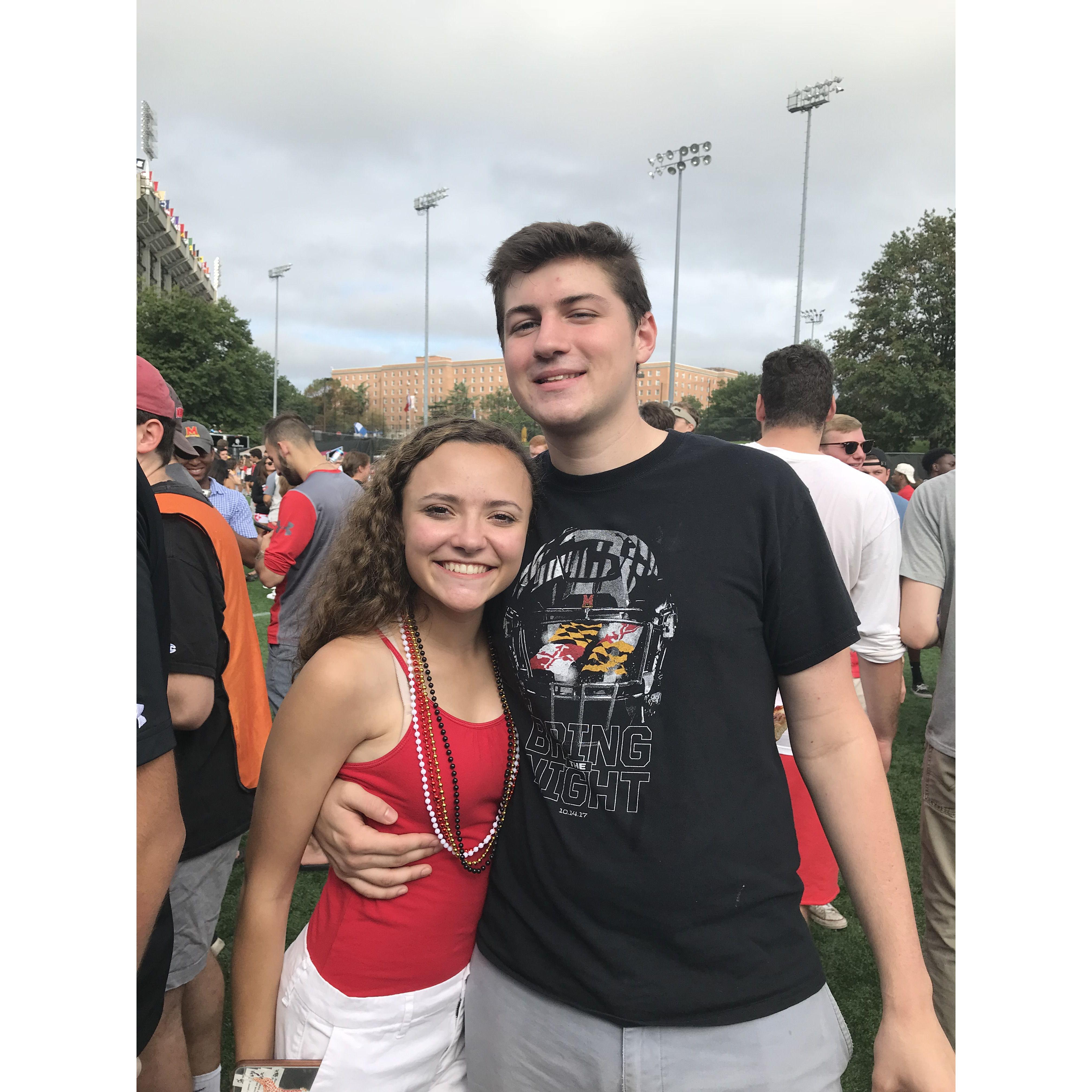 Freshman year tailgates, nothing better