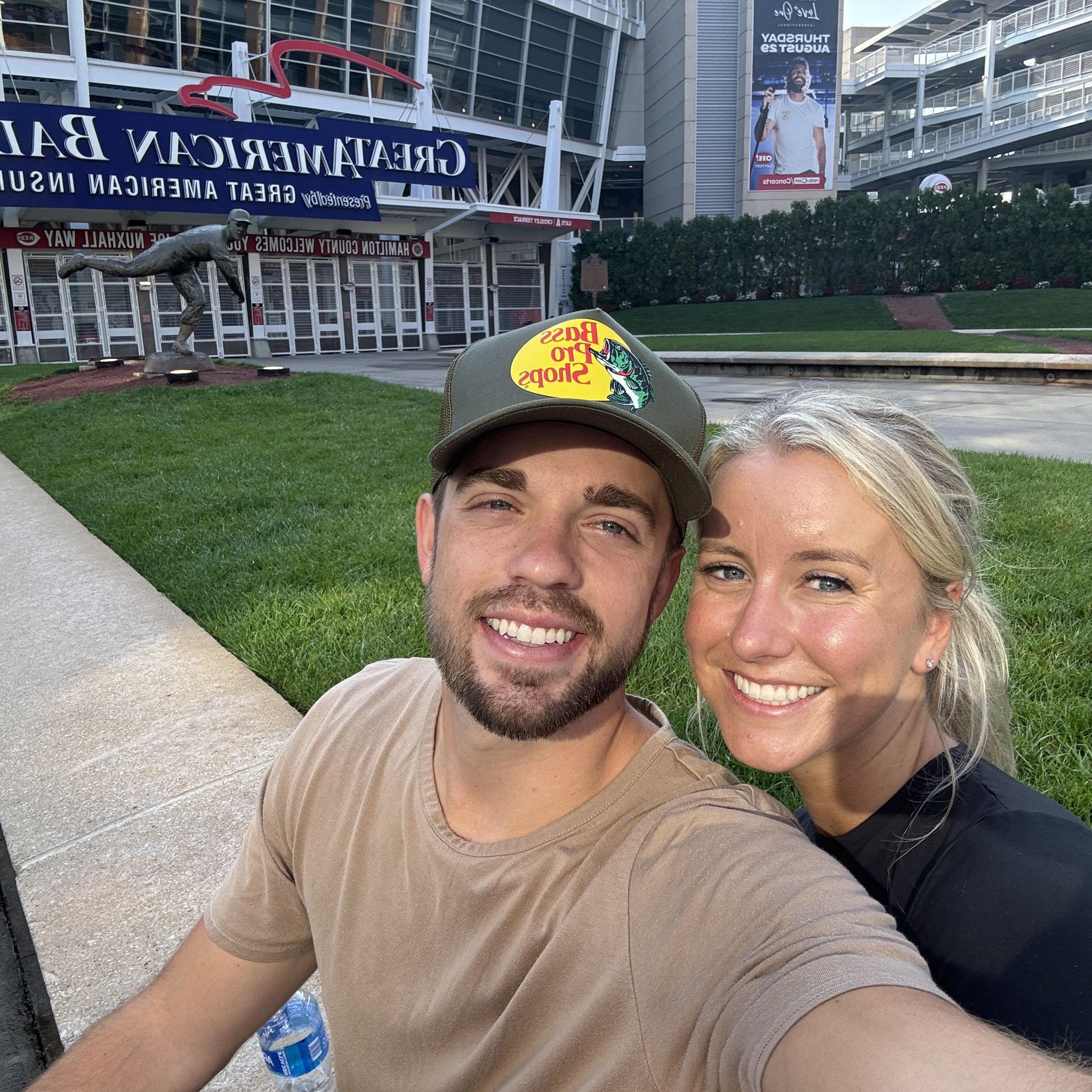 back in cincy for our best friends wedding