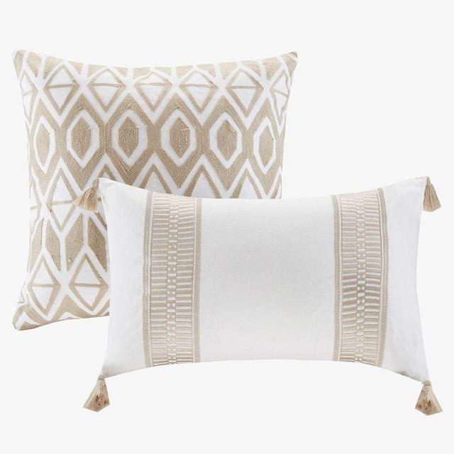 Taupe Rosina Cotton Comforter Set, King