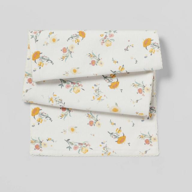 72" x 14" Cotton Ditsy Floral Kitchen Table Runner - Threshold™