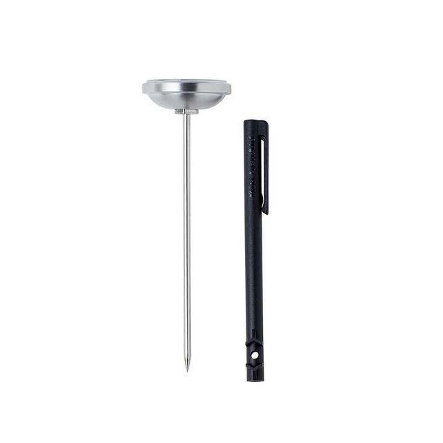 KitchenAid Analog Instant Read Food and Meat Thermometer with 1.75-inch Dial, Recalibration Feature, Black Storage Sleeve