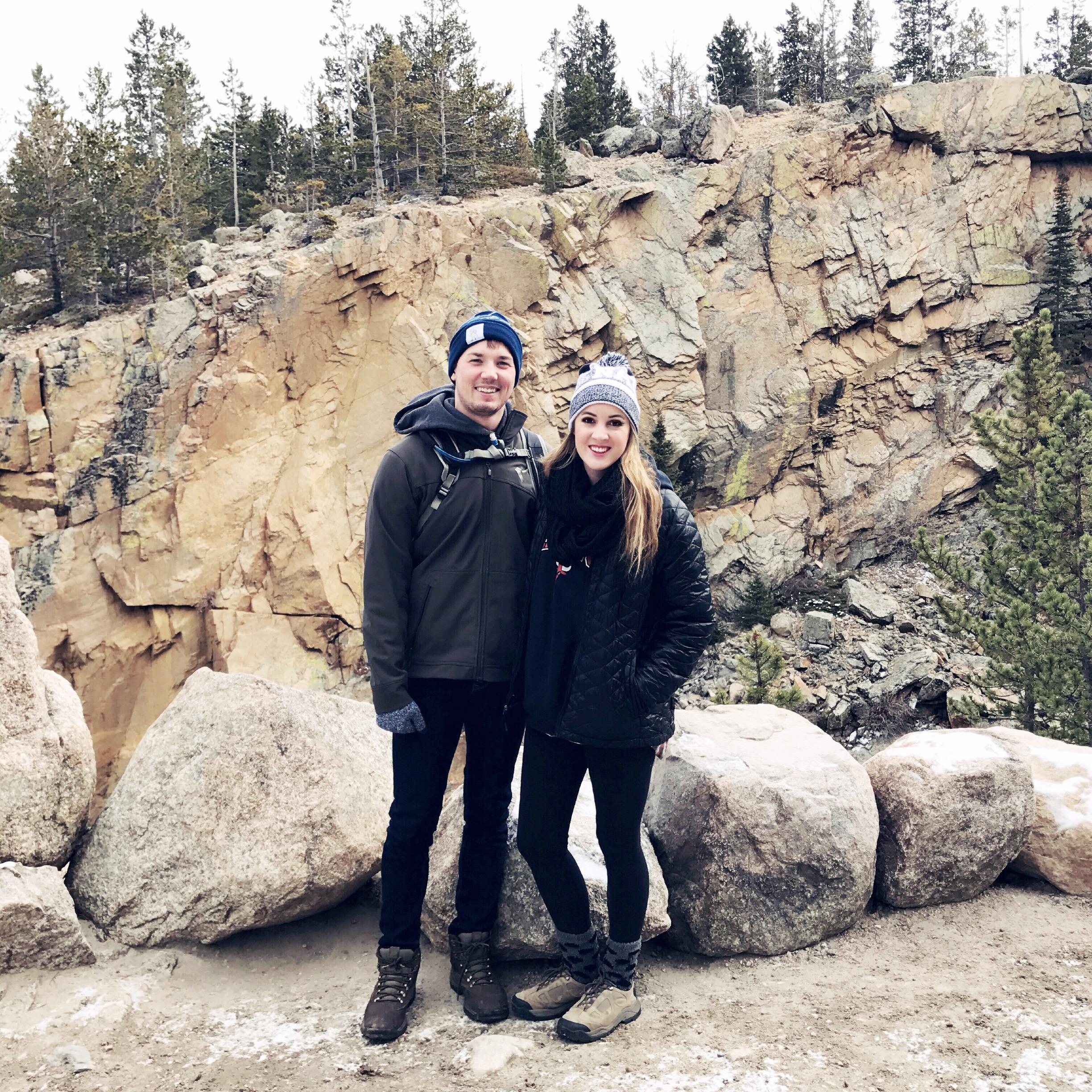 Alex's first visit to Denver! We do this Rocky Mountain hike every Thanksgiving now.