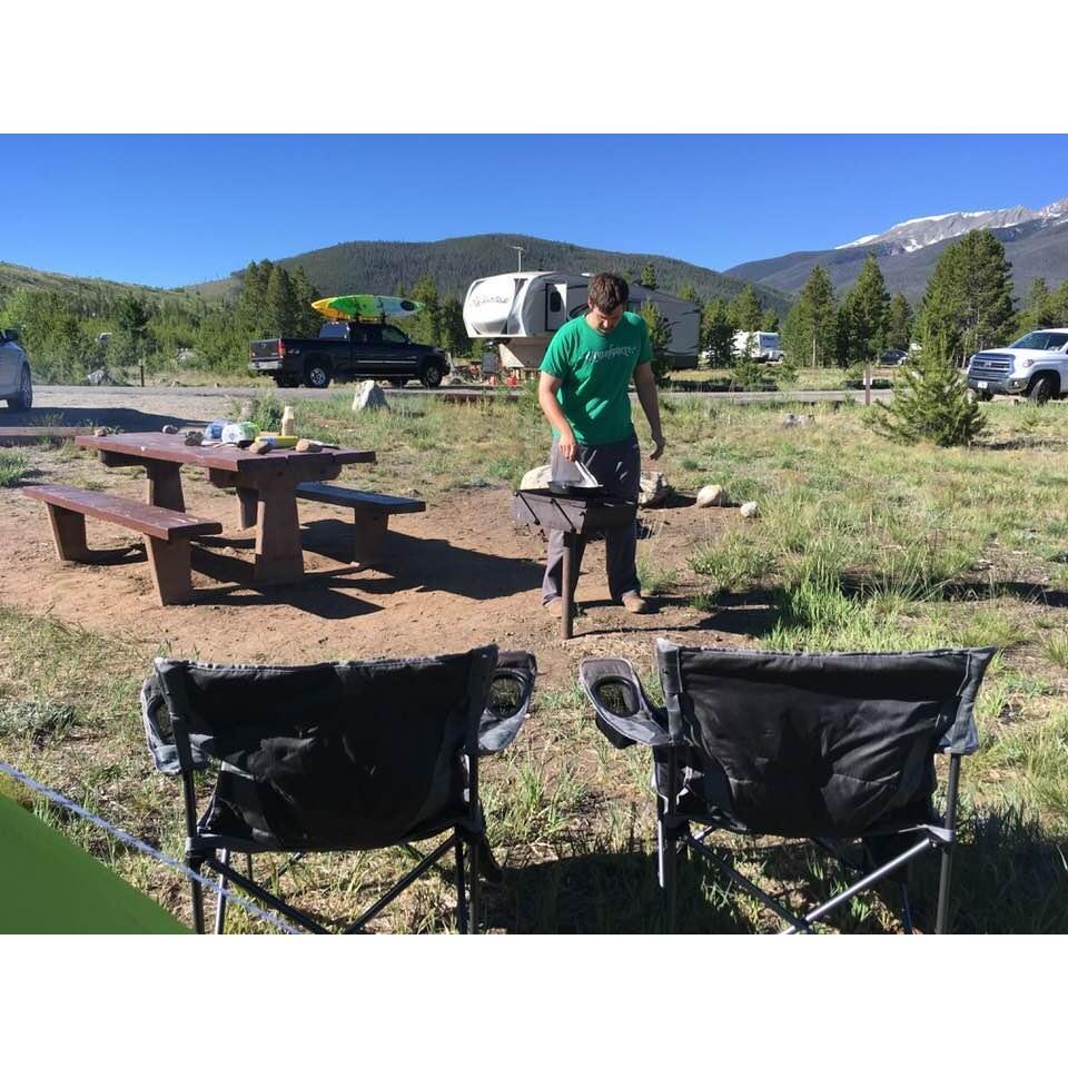 Our favorite campground: Peak One Campground in Breckenridge, CO. This is where we first said "I love you". <3