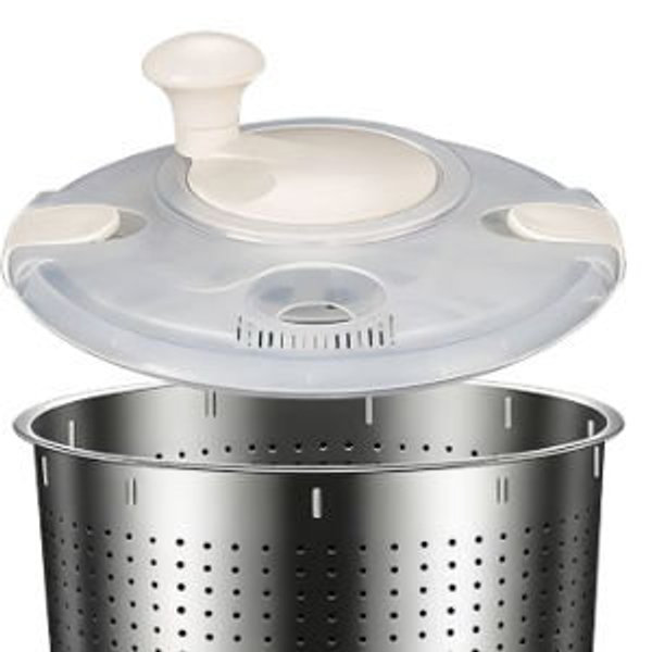 6L Stainless Steel Salad Spinner