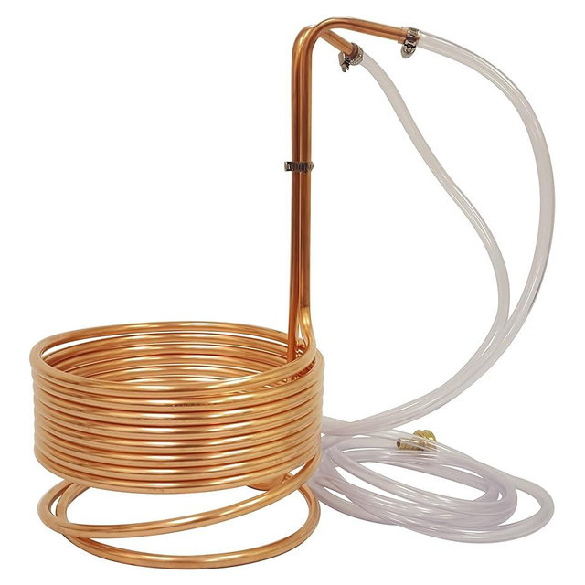NY Brew Supply Wort Chiller, 3/8" x 25', Copper