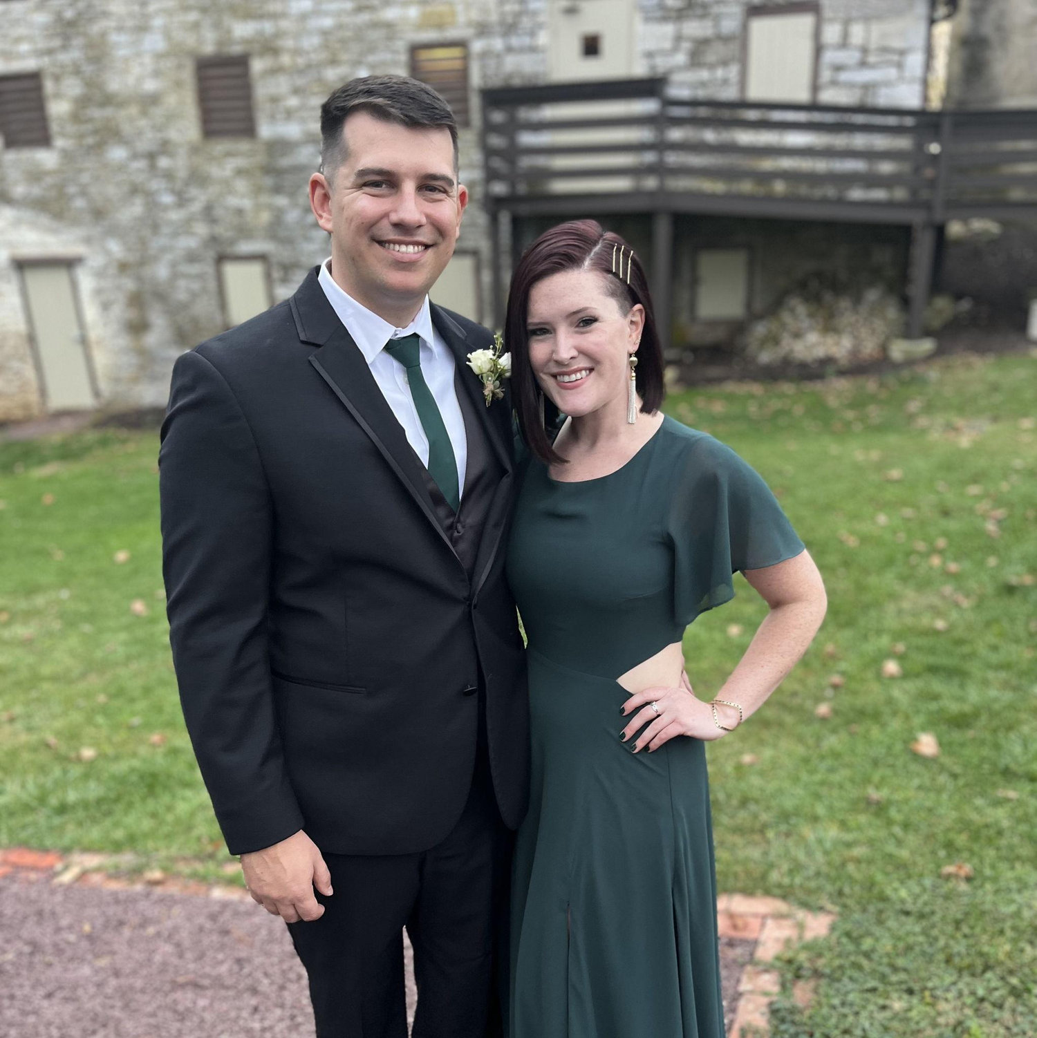 At guests Matt & Bobbie's wedding in Pennsylvania