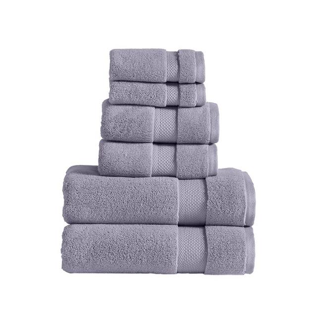 Modern Threads Luxury 6-Piece Quick-Dry Towel Set – Plush & Ultra-Absorbent for Spa-Like Experience, Lilac