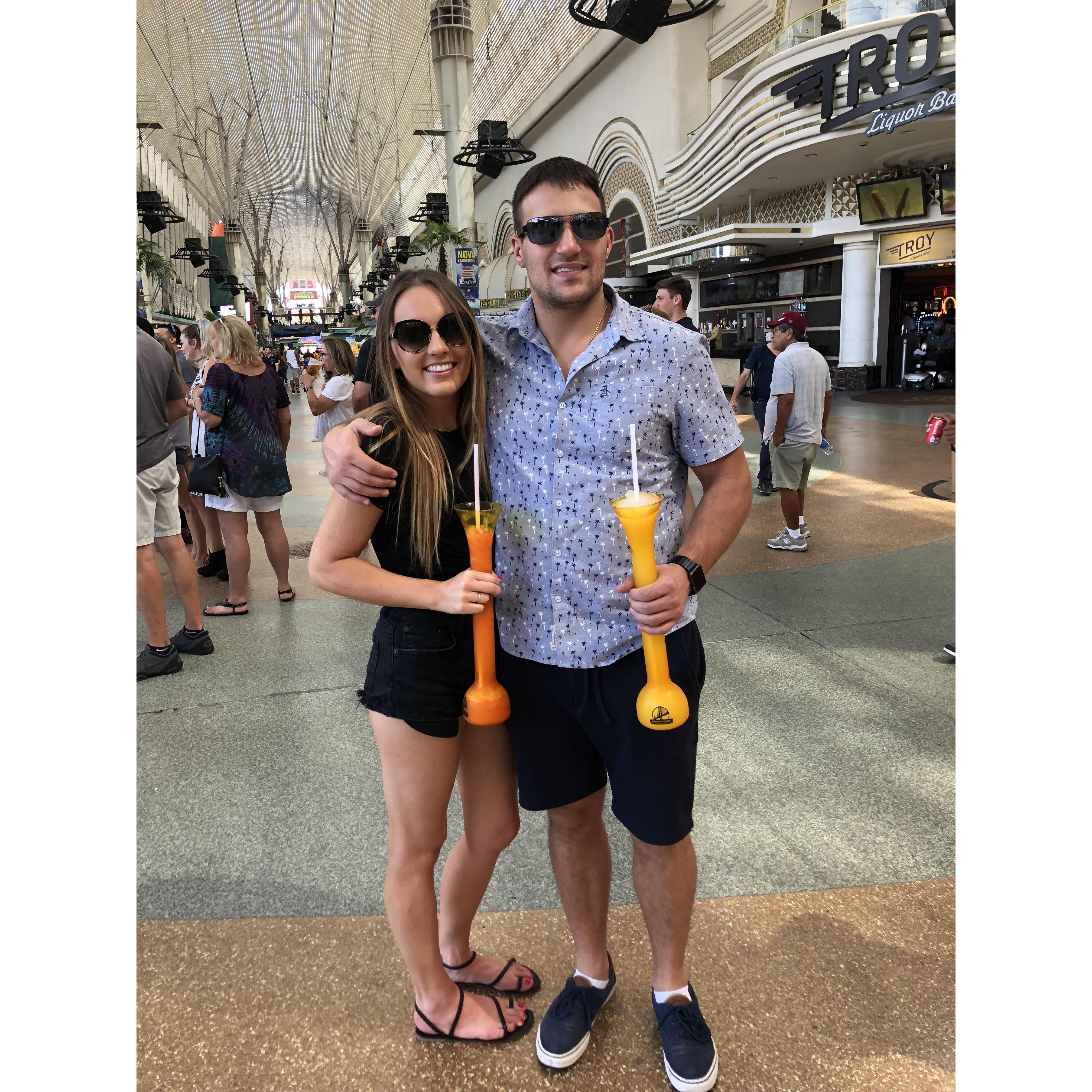 Las Vegas - 2018. We were having way too much fun celebrating Kyle's sisters 21st birthday on this trip.