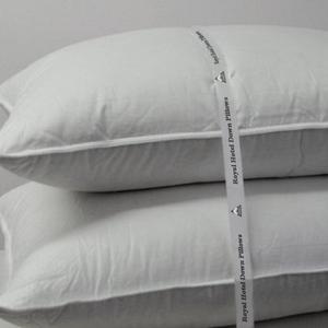 Abripedic Medium firm Goose Down Pillow - 600 Thread Count, 100% Cotton Shell, King Size, Medium-firm, Set of 2