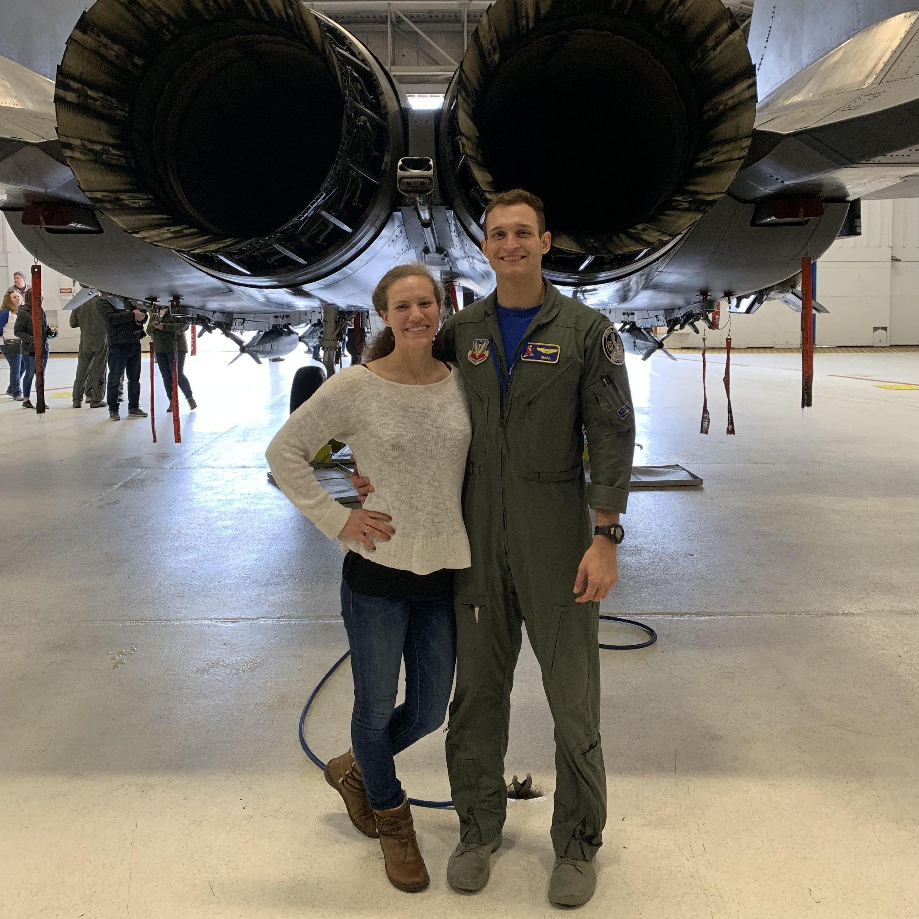 Sebastian's B course graduation, Seymour Johnson AFB, NC, 2019