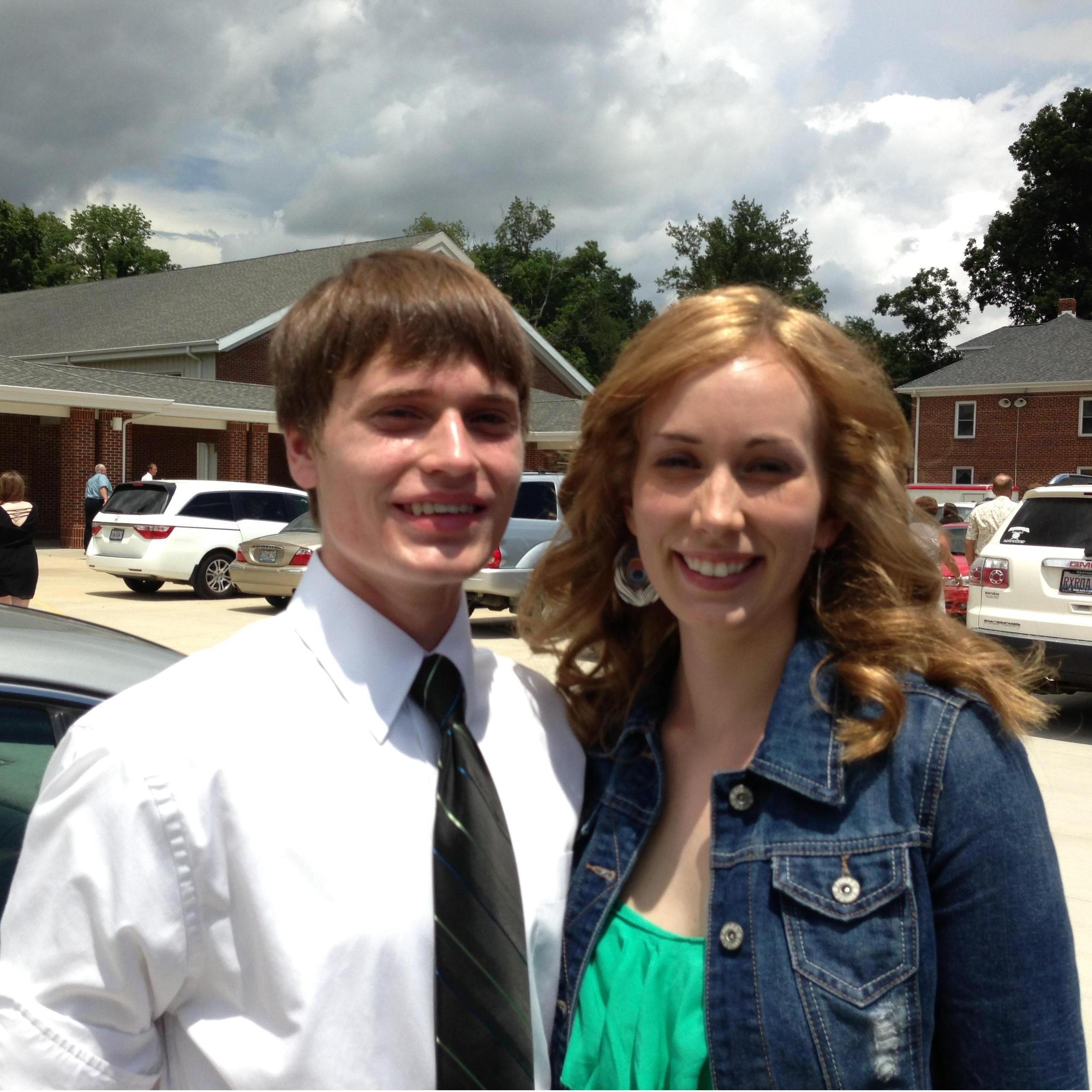 Our first wedding together