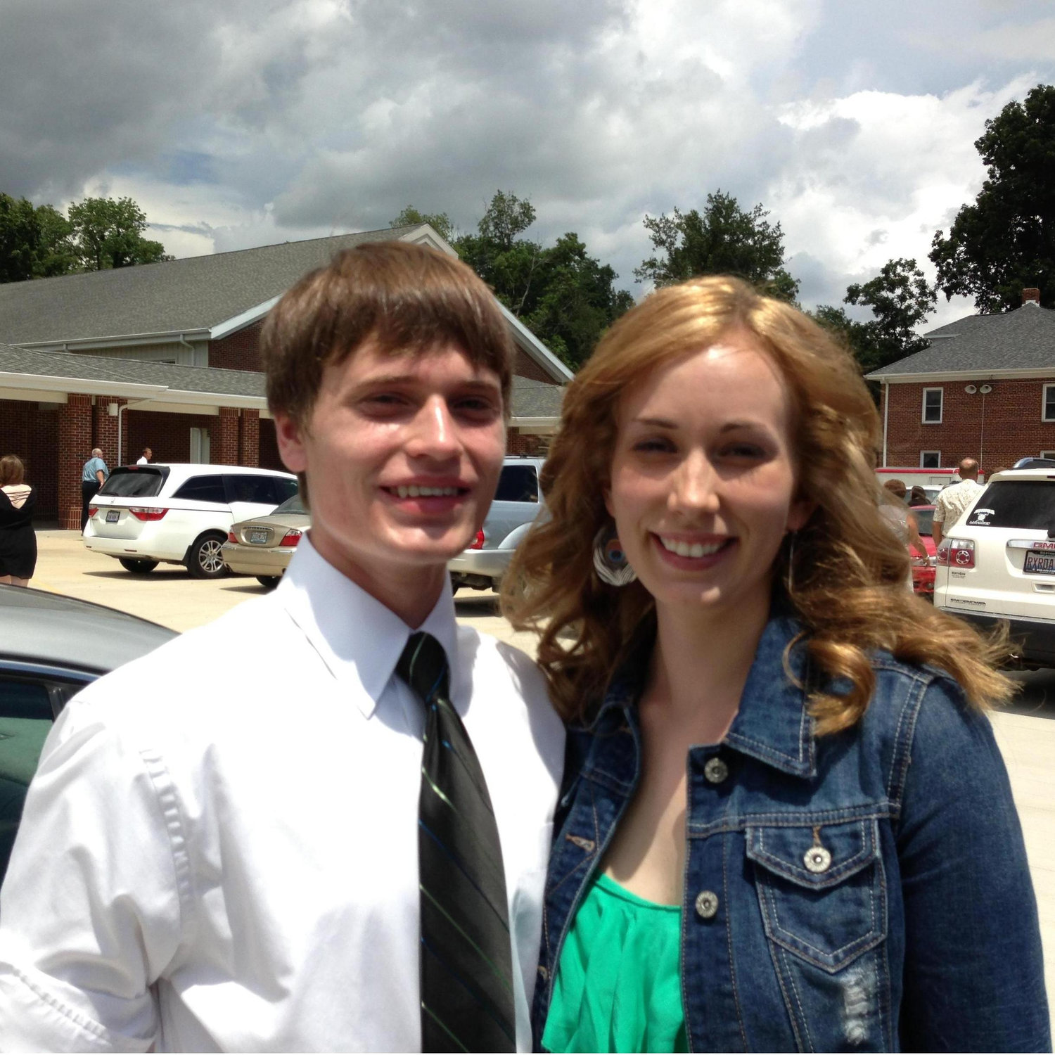 Our first wedding together