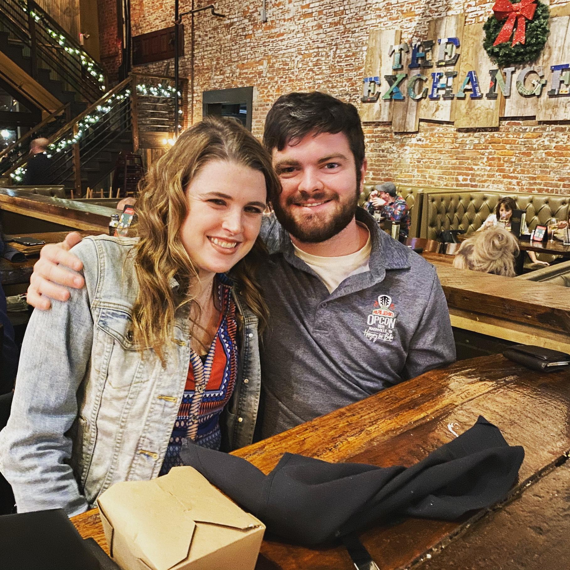 A rainy 2nd dating anniversary dinner at the Exchange