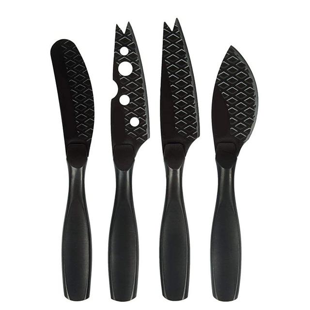 BOSKA Monaco+ Cheese Knife Set, Mini, Black