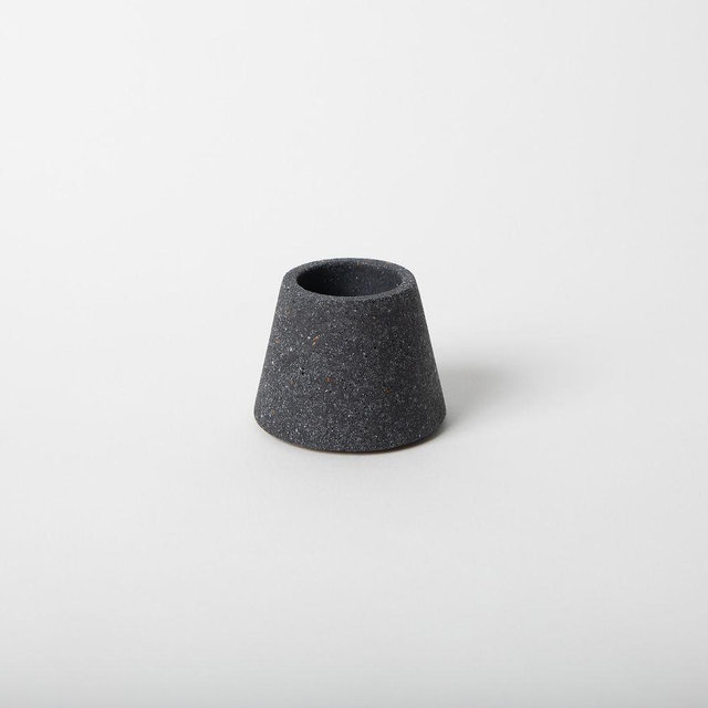 Pretti.Cool Recycled Concrete Matchstick Holder, Black