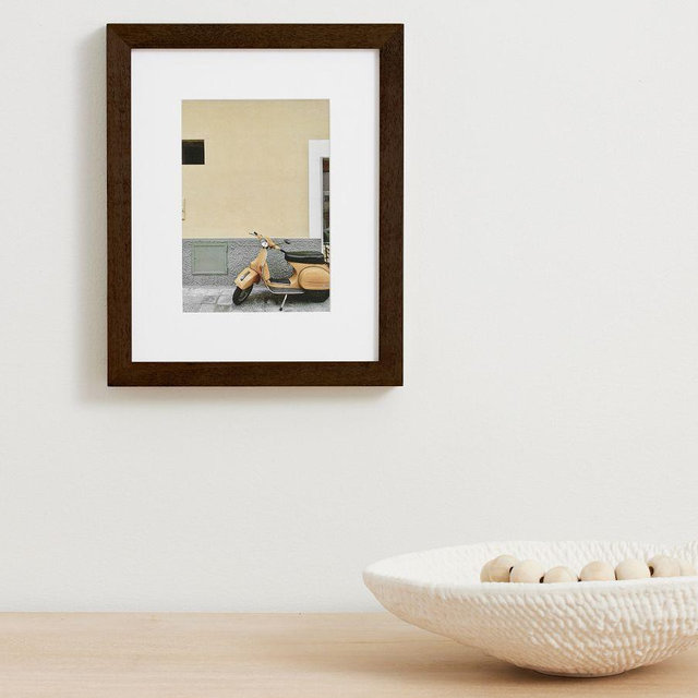 Wood Gallery 9"x11" Frame (4"x6", 5"x7" Opening) Dark Walnut