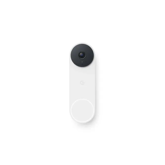 Google Nest Doorbell - Video Doorbell Camera with 2K Video - Works with Google Home - With Gemini - Snow