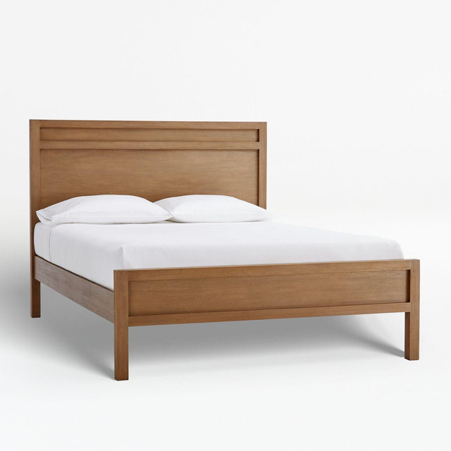 Keane Driftwood Solid Wood Queen Bed