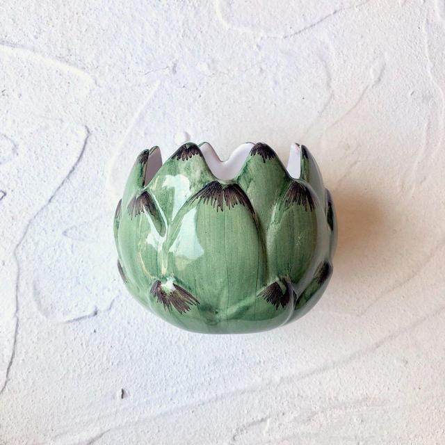 Artichoke Vase/ Candleholder - Green