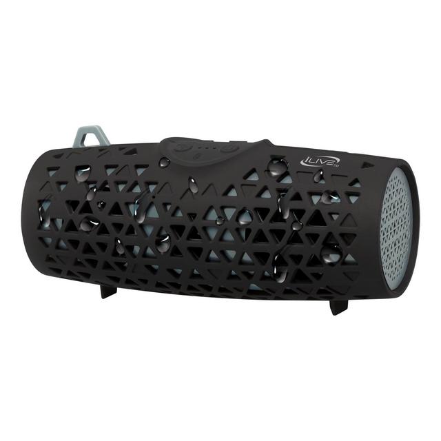 iLive Audio Water/Sand Proof Floating Speaker (IP66)- Black (ISBW337B)
