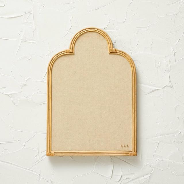 14" x 20" Pinboard with 3 Pushpins Brown - Opalhouse™ designed with Jungalow™
