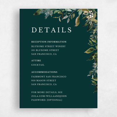 Dark Emerald, Green Wedding Enclosure - Buxton