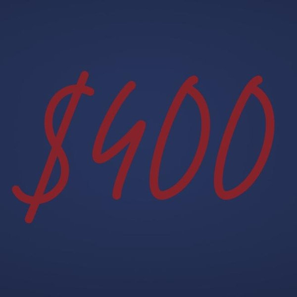 $400